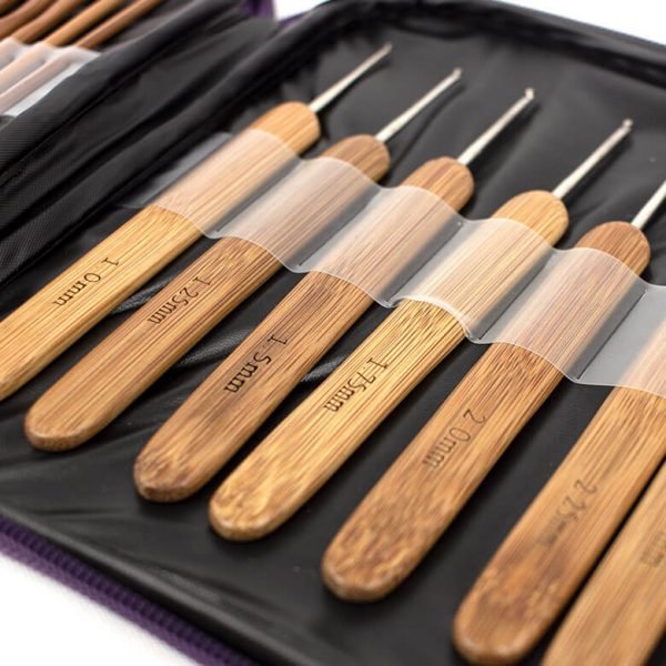 kit de agulhas madeira
