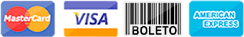 icones bandeiras cartões de crédito e boleto