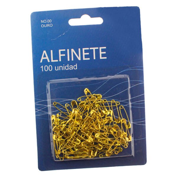 Alfinete de Segurança Dourado nº 00