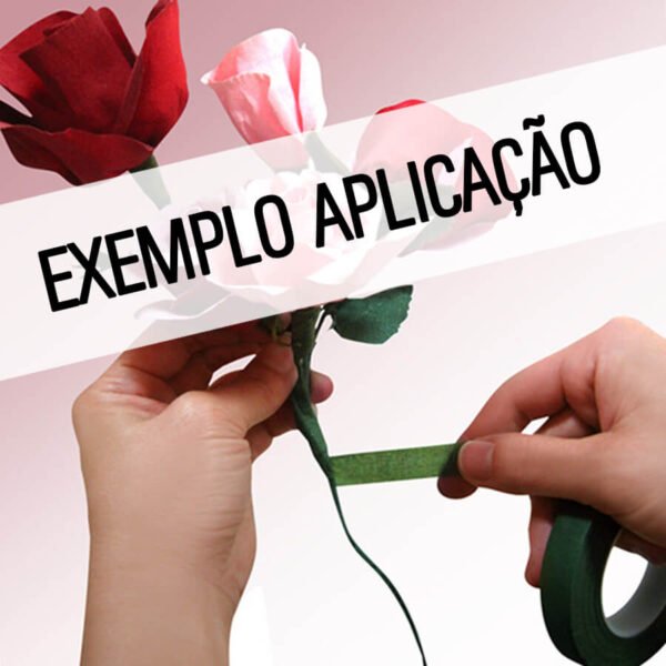 aplicação fita floral tape