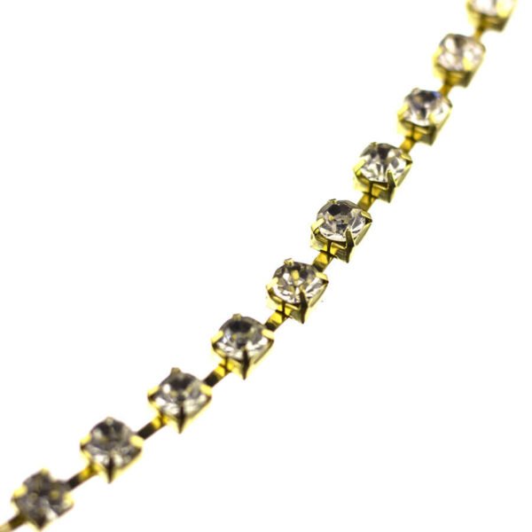 Strass Cristal N24 Dourado