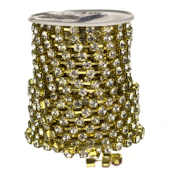 Strass Cristal N24 Dourado