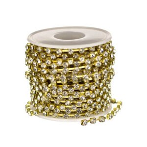 Strass Cristal N18 Dourado