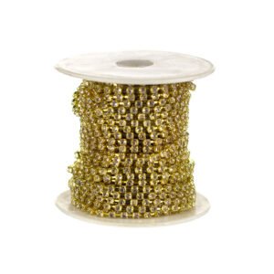 Strass Cristal N8 Dourado