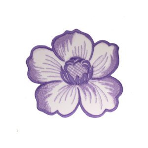 Aplik Termocolante Flor Lilás 14